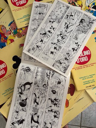 Lotto Fumetti Vintage "Il Topolino d'Oro" - Mondad