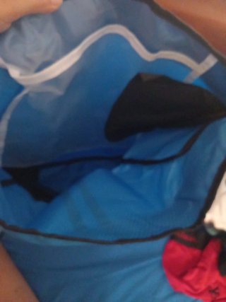 Mochila deportiva azul