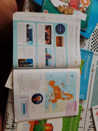 Libros de sexto de primaria editorial Santillana