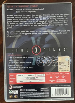 X-Files Stagione 5 DVD - Edizione da Collezione