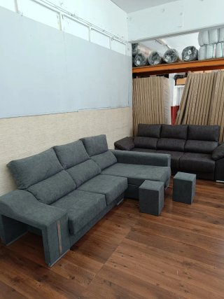 Sofás nuevos modular gris
