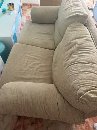Sofá Cama Beige Casi Nuevo