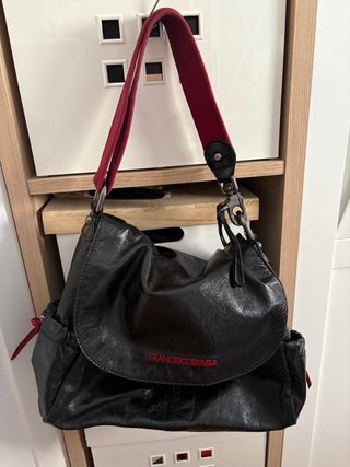 Bolso Piel Negro Hobo Hombro Bandolera
