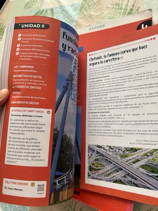 Libro Matemáticas A 4 ESO Oxford - GENiOX 3 unid