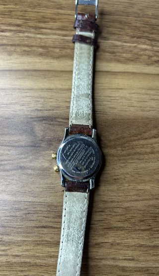 Timex Indiglo Donna Oro Cinturino Pelle Originale