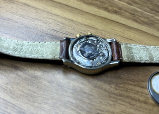 Timex Indiglo Donna Oro Cinturino Pelle Originale