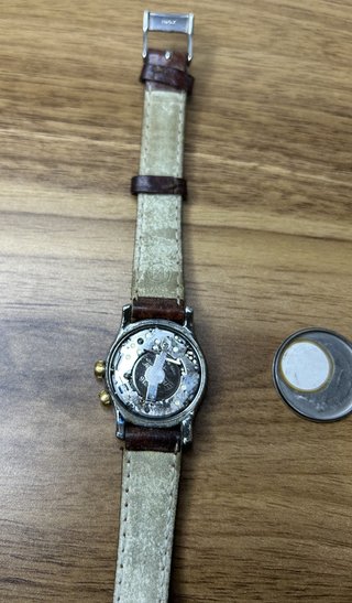 Timex Indiglo Donna Oro Cinturino Pelle Originale