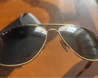 Gafas Ray-Ban Polarizadas Aviador Dorado Unisex