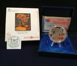 Monedas 10€ Plata Proof Dalí (3 uds)