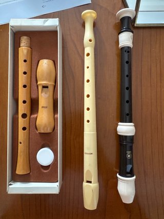 Flauta dulce Hohner y Yamaha