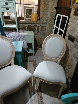 Sillas de comedor estilo Luis XVI