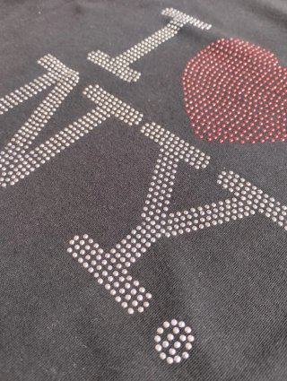 Camiseta sin mangas PLUM I ❤️ NY Talla L