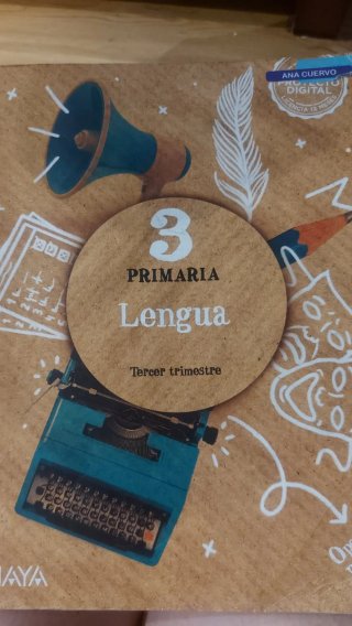 Libro de lengua 3° Primaria. Anaya