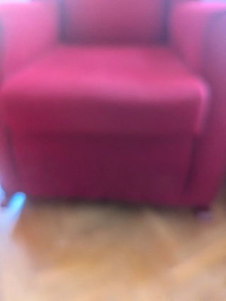 Sillón mecedora/lactancia tela rosa