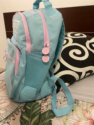 Mochila Munich azul y rosa