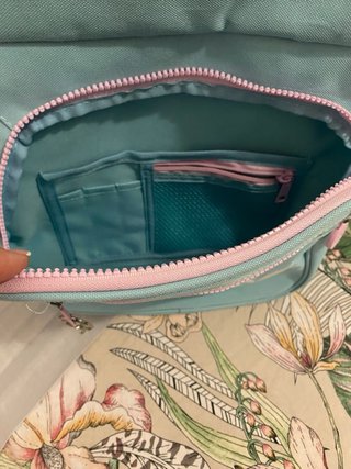 Mochila Munich azul y rosa