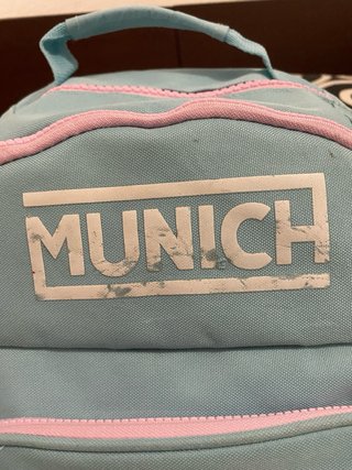 Mochila Munich azul y rosa