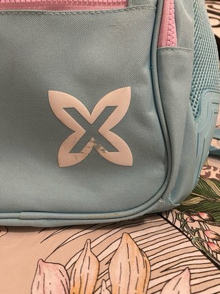Mochila Munich azul y rosa