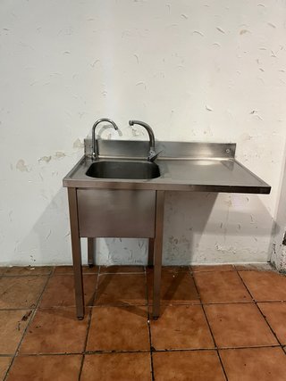 Fregadero industrial acero inoxidable