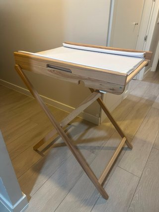 Cambiador de bebé plegable madera