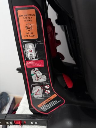 Silla coche Isofix con elevador