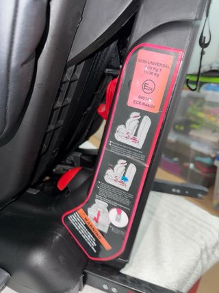 Silla coche Isofix con elevador