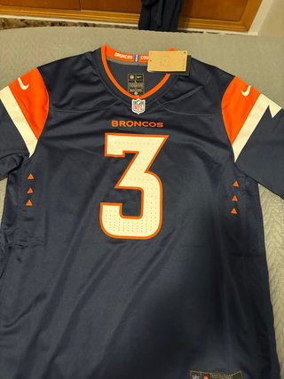 Camiseta NFL Denver Broncos #3 Nike Azul/Naranja
