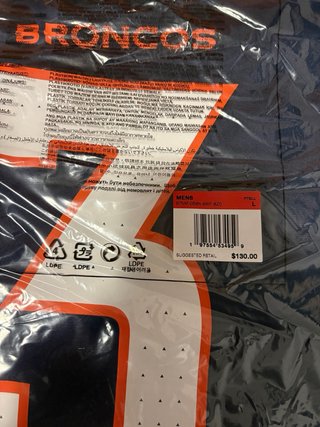 Camiseta NFL Denver Broncos #3 Nike Azul/Naranja