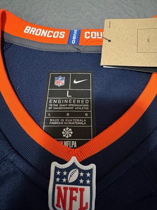 Camiseta NFL Denver Broncos #3 Nike Azul/Naranja