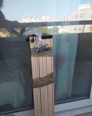 Estructura cama metal baja 90cm