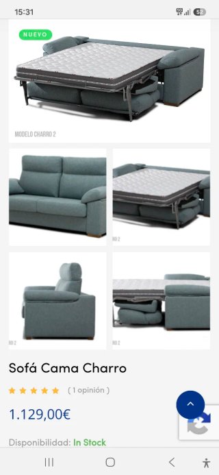 Sofá Cama Charro 2 plazas 50%