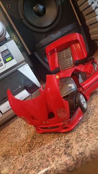Maqueta Ferrari Clásica Roja