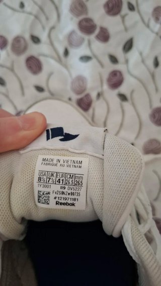 Zapatillas Reebok Blancas y Azules