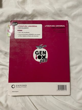 Literatura Universal 1º Bachillerato. Libro del..