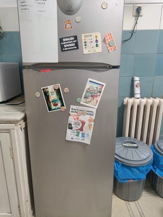 Frigorífico Combi Indesit Gris Plata