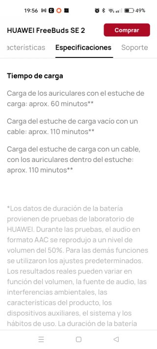 Auriculares Huawei Freebuds SE 2 Blancos