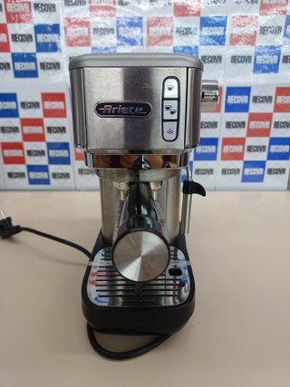 Cafetera de metal 15 bares,130W, 1,1L Ariete 1380