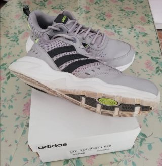 Zapatillas Adidas Hombre Grises y Negras