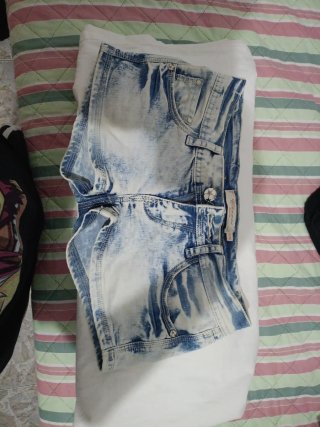 Shorts tiro bajo negros antiguos