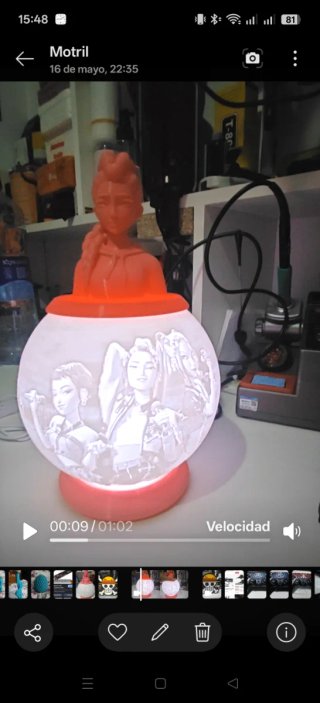 Lámpara Lituania K-Pop personalizada