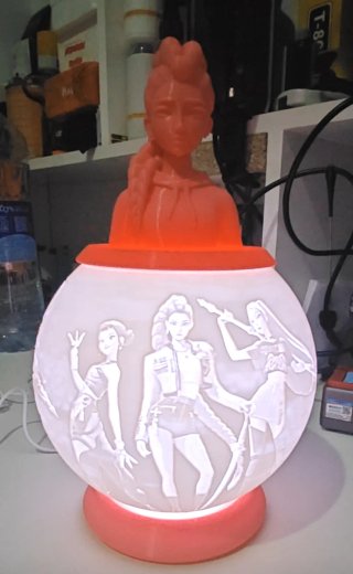 Lámpara Lituania K-Pop personalizada