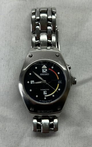 Seiko Kinetic Arctura Uomo Acciaio Rara