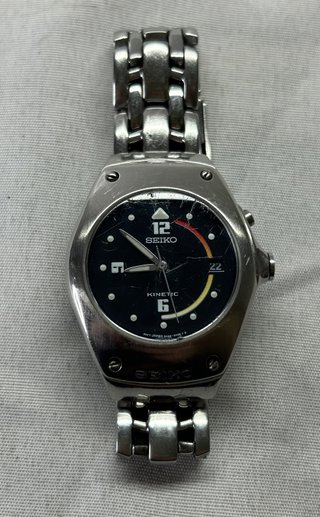 Seiko Kinetic Arctura Uomo Acciaio Rara