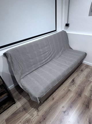 Sofá Cama Beige Tela