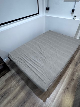 Sofá Cama Beige Tela