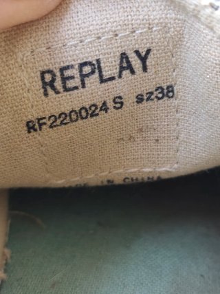 Espadrillas Replay Argento Glitter