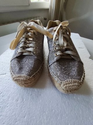 Espadrillas Replay Argento Glitter