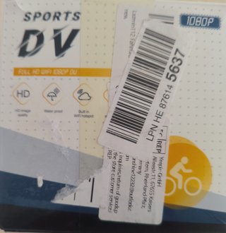 Cámara Deportiva WiFi Full HD 1080P Bici/Moto
