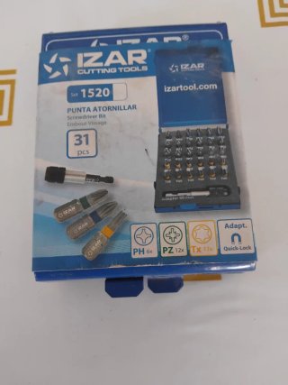 Set de puntas atornillador IZAR 31 piezas