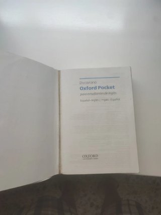 Oxford Pocket Dictionary For Spanish Students o...